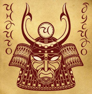 Обложка альбома "Бусидо", новосибирской группы "Индиго"